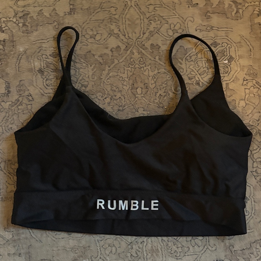 Rumble Boxing Black Women's Sports Bra